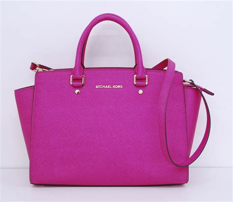 hot pink michael kors|michael kors purses vanilla pink.